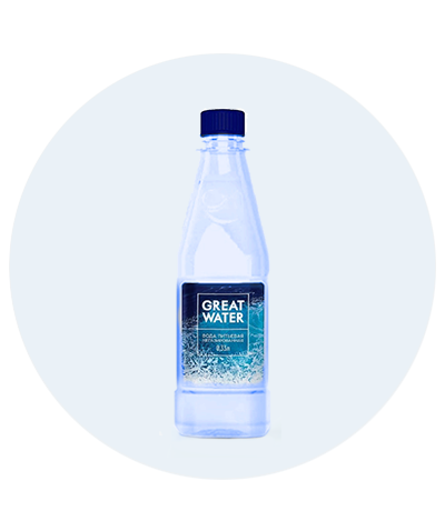 Drinking water 0.33 l (1 package)